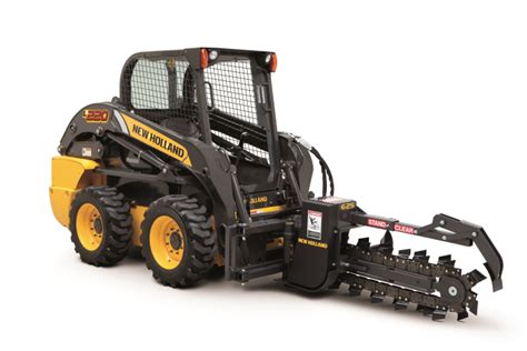 new holland skid steer trencher attachment|new holland tractor fork attachments.